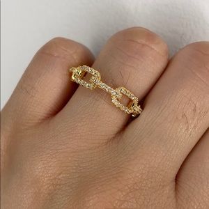 Gold Chain Ring